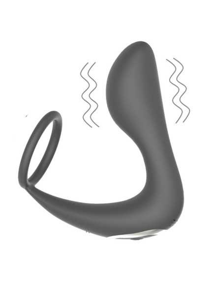 Stimulateur de prostate télécommandé avec micro décharge électrique et avec option commande vocale JUNO - WS-NV526