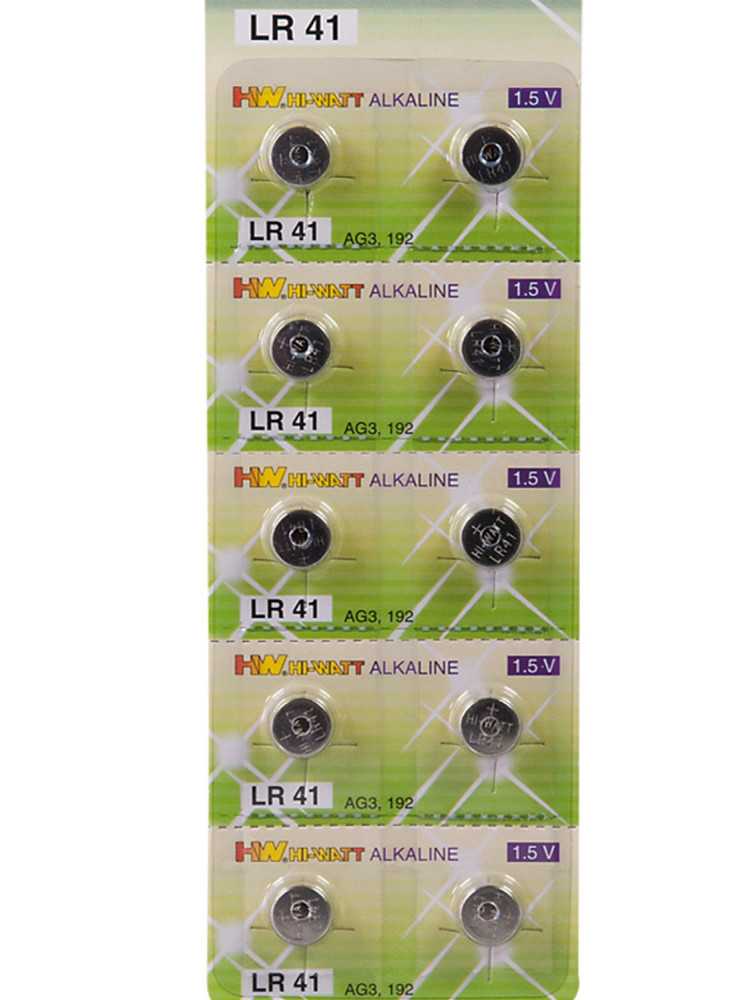 Boîte de 10 piles LR41 - FS740675