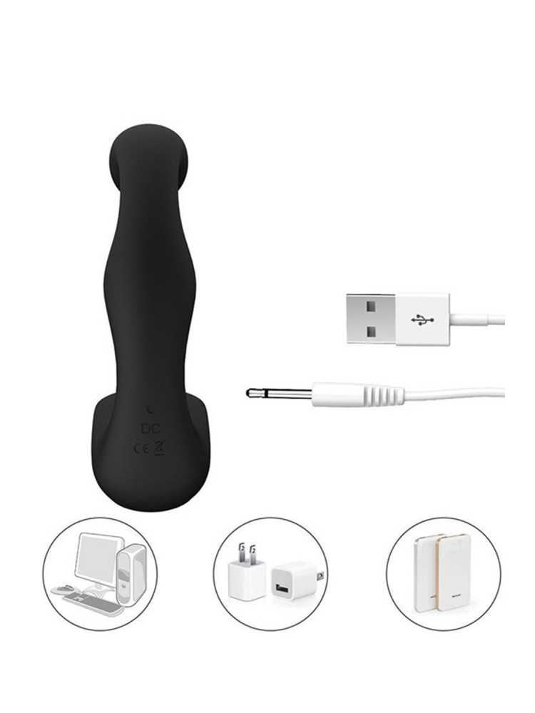 Plug anal double pénétration 12 programmes USB - CR-CAW010